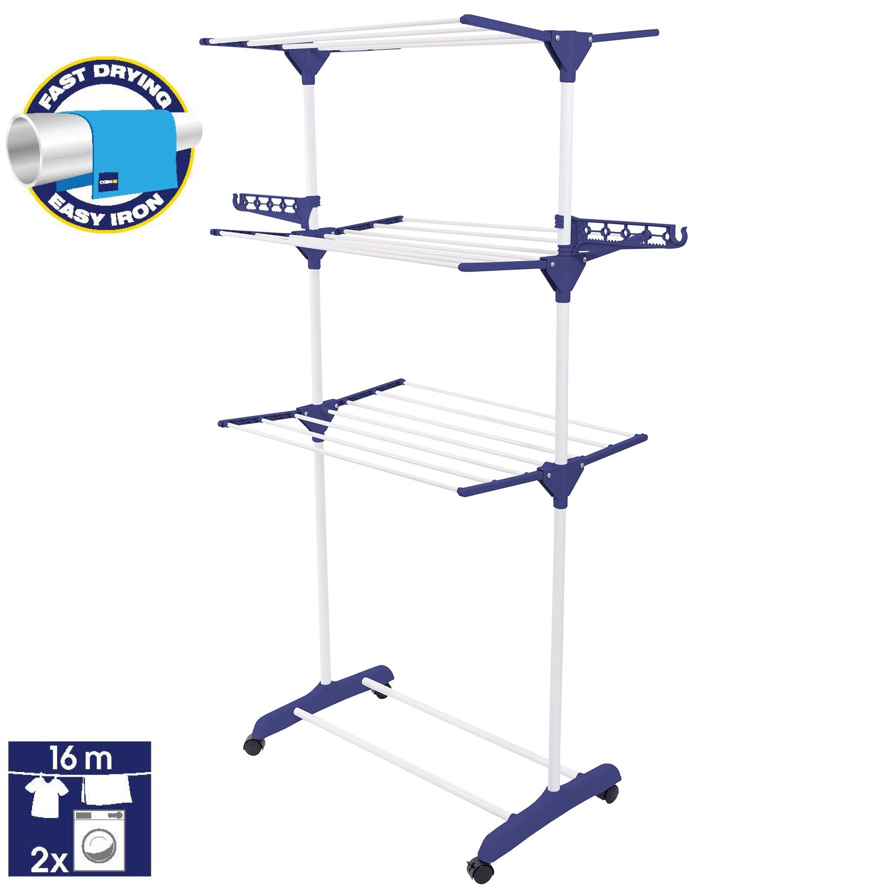 Сушка для белья напольная Casa Si 1290х1600х570 мм Peak White (CS92188H001)