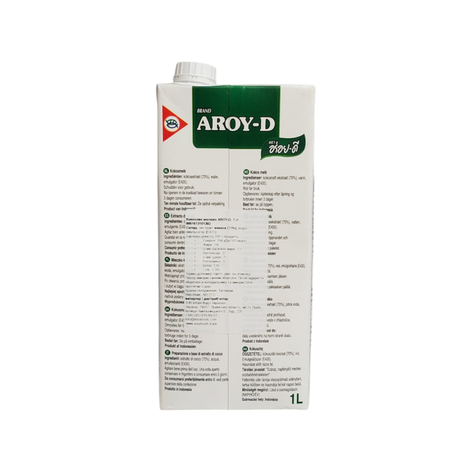 Кокосовое молоко Aroy-D 1 л (AF440411)