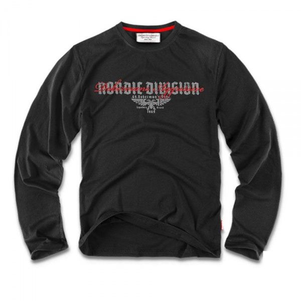 Футболка лонгслів Dobermans Aggressive Nordic Division v1 Black S Чорний (LS07)