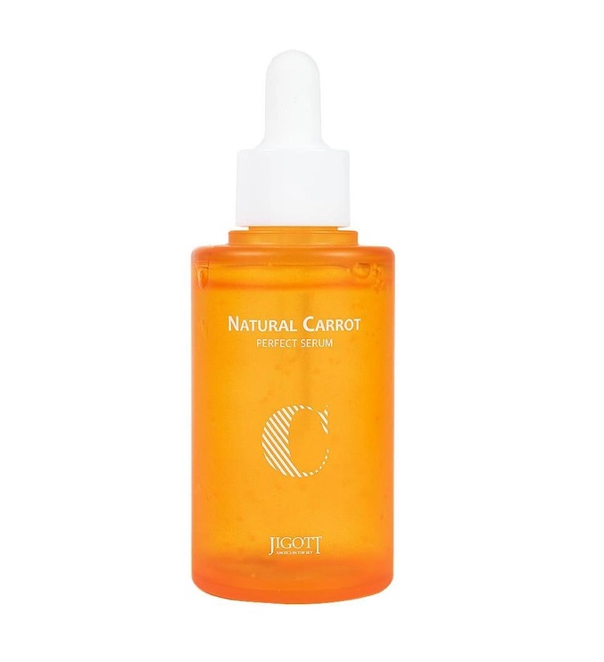 Сироватка для обличчя Морква Natural Carrot Perfect Serum Jigott 50 мл (8809541282409)