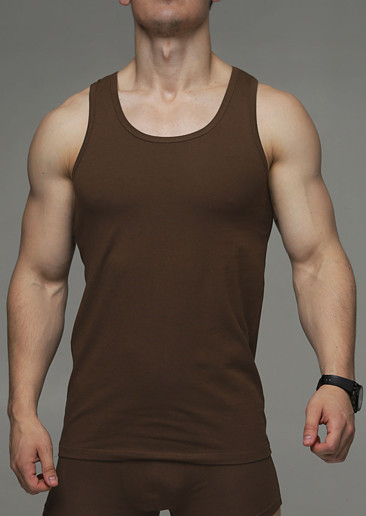 Майка мужская Libertine 1120 3XL Коричневый (7945)