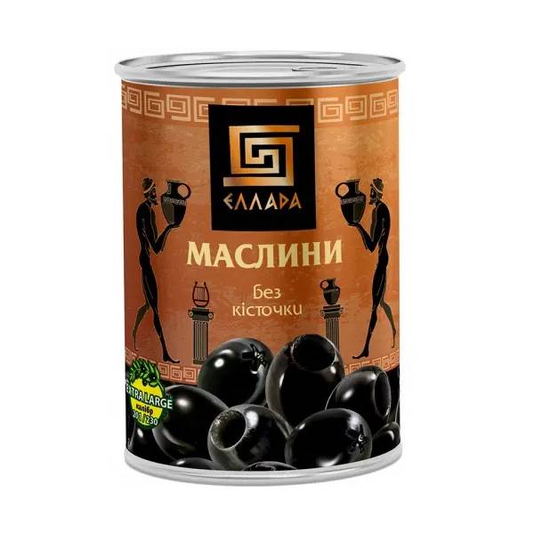 Маслины без косточки Ellada 420 г