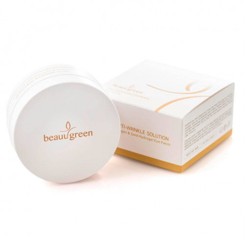 Гідрогелеві патчі для очей з колагеном та золотом BeauuGreen Collagen & Gold Hydrogel Eye Patch 60 шт (8809389030552)