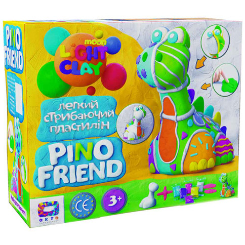 Набор легкого прыгающего пластилина Окто Moon Light Clay Pino Friend Барди 70036