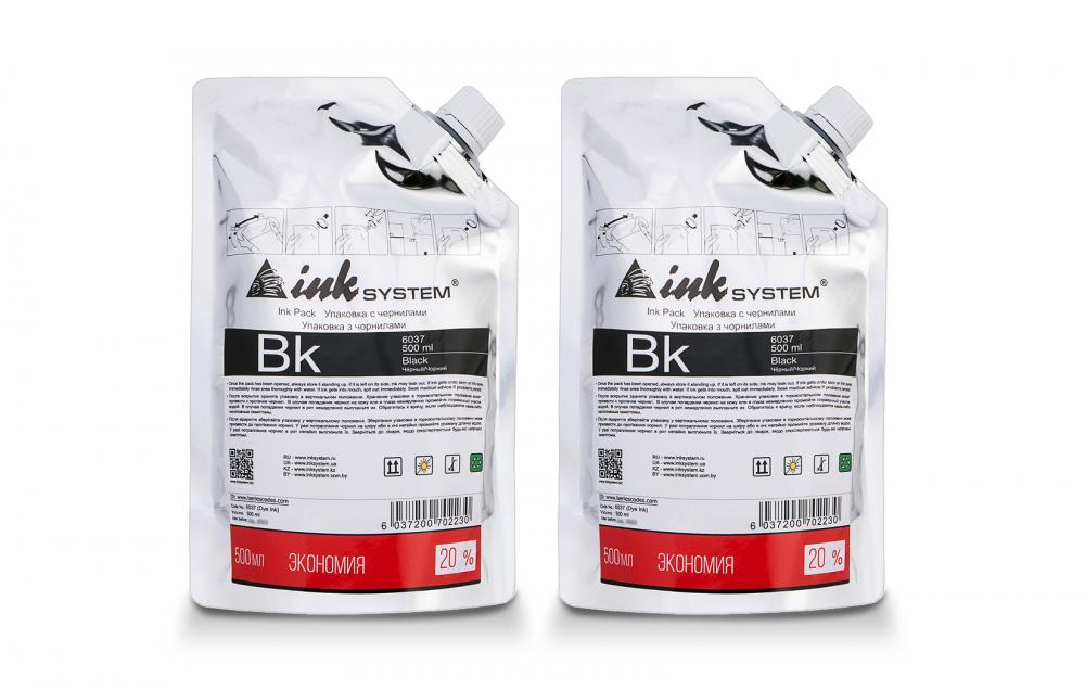 Сублімаційне чорнило INKSYSTEM Epson 500 мл 2 шт Black (12479)