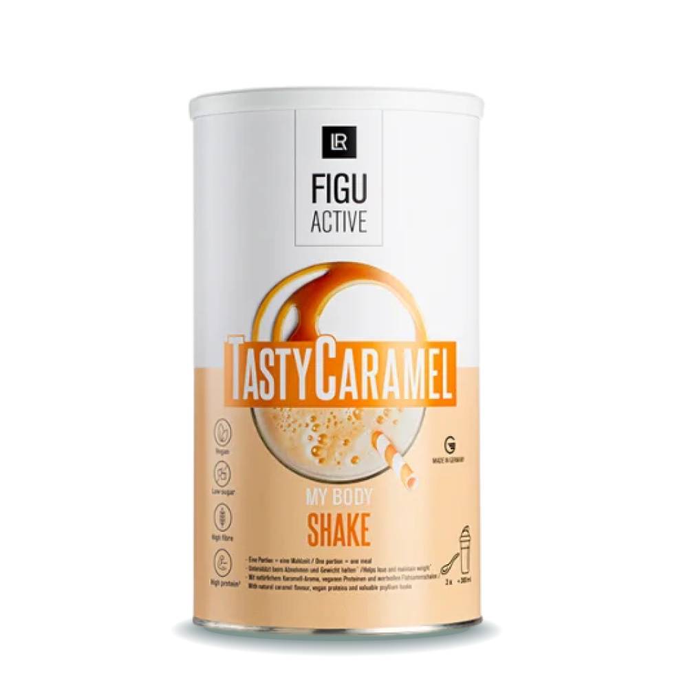 Растворимый коктейль для контроля веса со вкусом карамели Tasty Caramel LR Figu Active 496 г (81250)