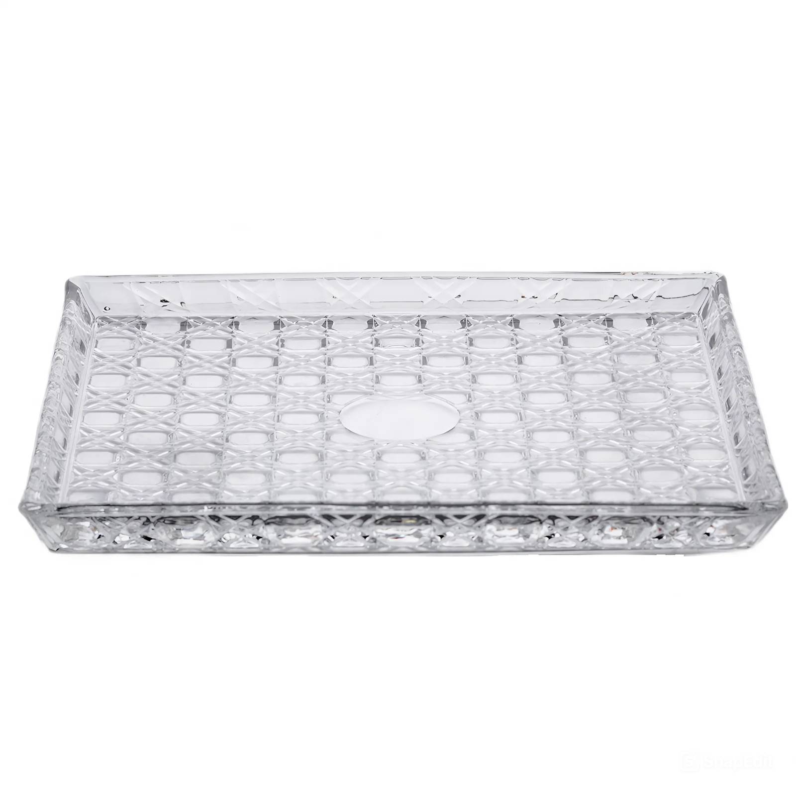 Блюдо для закусок YIWU Lirmartur hexagon 24.5x20.5x2 см Прозрачный (HP-YH-38)
