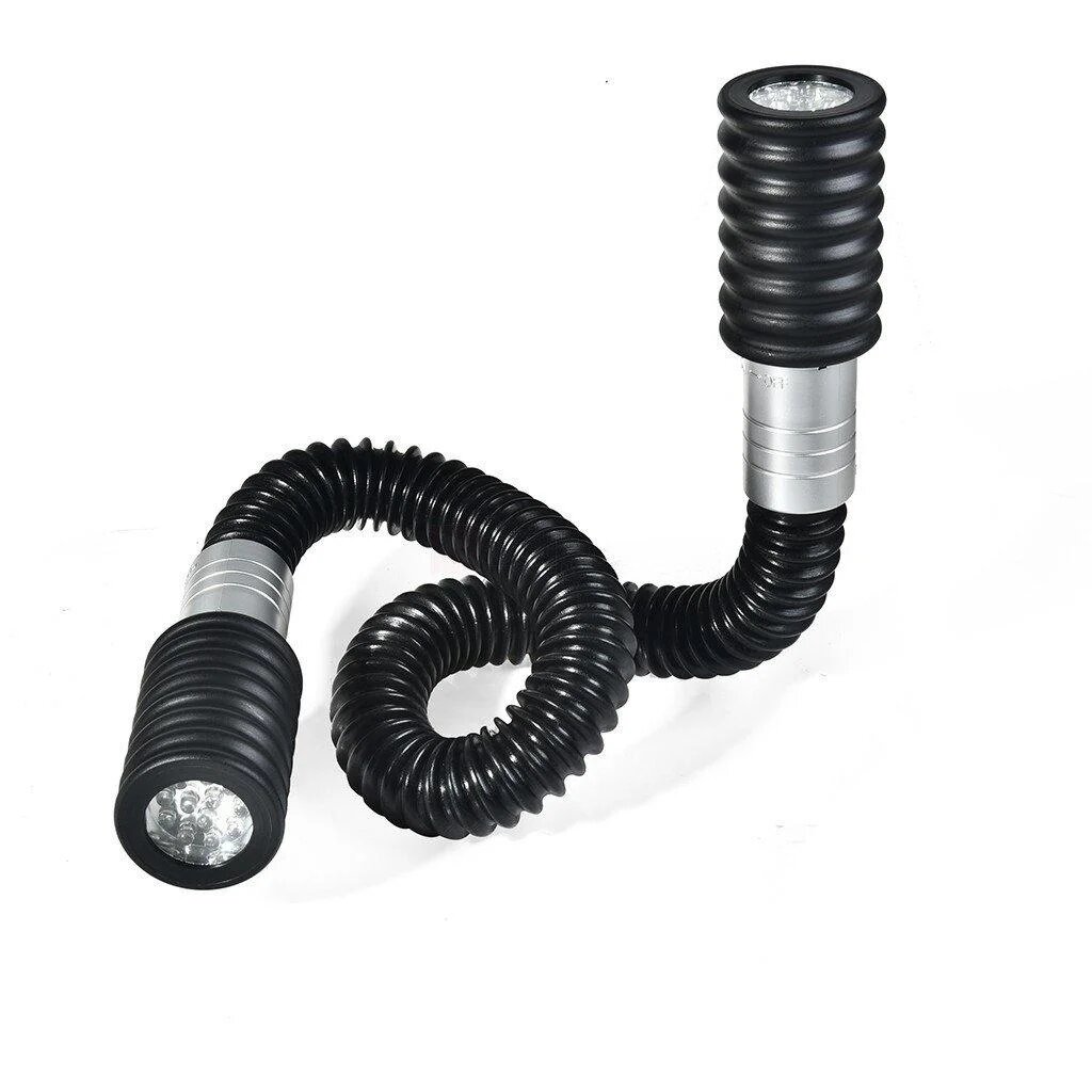 Ліхтарик двосторонній гнучкий Flashlight Snake Чорний (R0571)