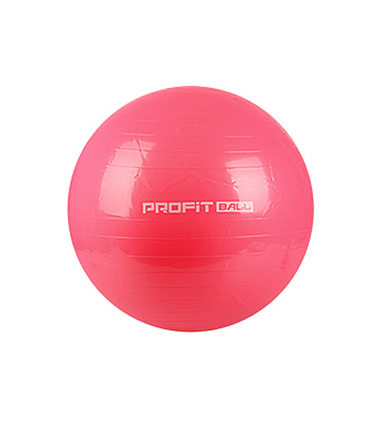Гімнастичний м'яч для фітнесу 65 см Червоний (MS 0382R)