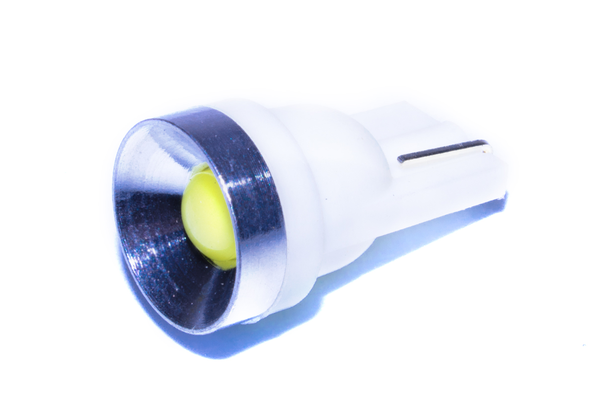 Світлодіодна лампа AllLight T10 1 діод COB 1.5W W2,1x9,5d 12V WHITE