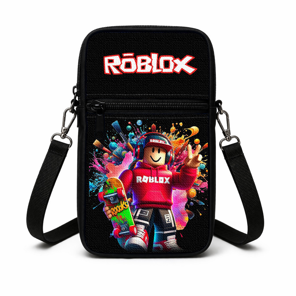 Дитяча сумка через плече з принтом Roblox, 19×10×5 см, поліестер — арт. 3017640915
