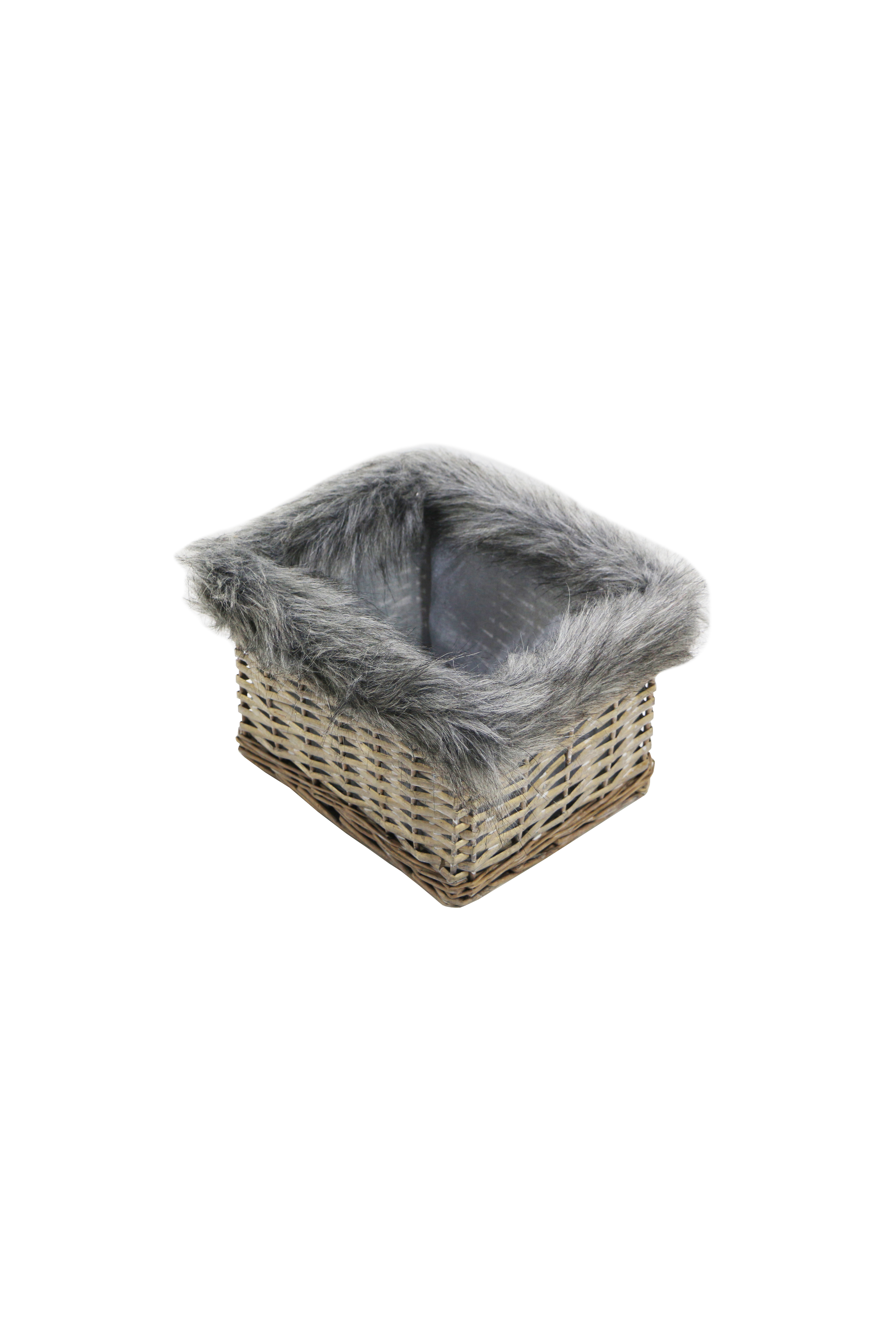 Кошик плетений Willow Basket сірий K10-110831