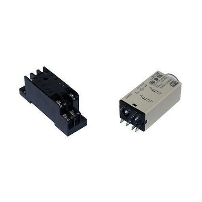 Реле времени на дин рейку таймер H3Y-2 0-30с 220В 5А Omron