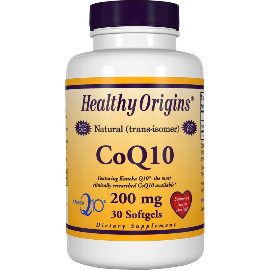 Коэнзим Q10 Healthy Origins Kaneka COQ10 200 мг 30 желатиновых капсул (HO35047)