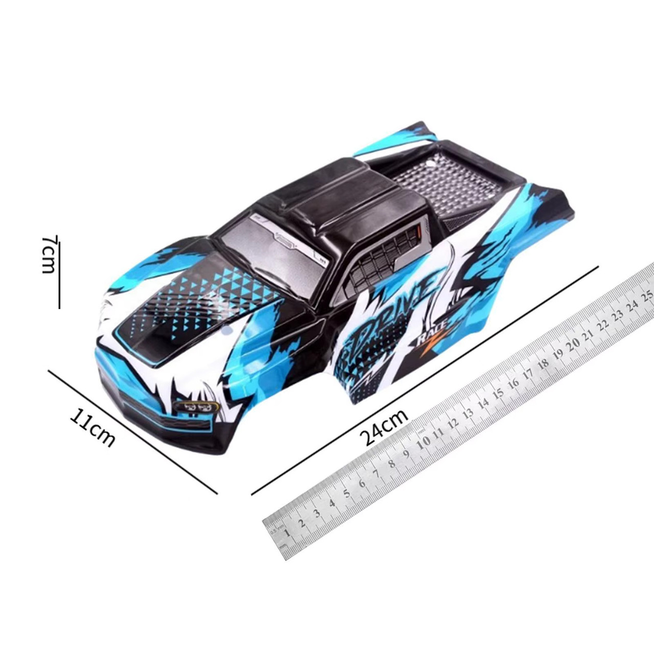 Корпус кузов для машины WL Toys Conquer монстер-трак RC 1/16 Синий (16101-6223)