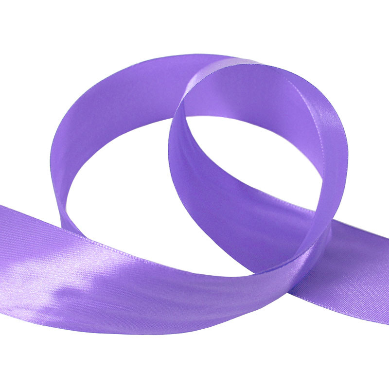 Лента декоративная для упаковки подарков Lesko 4 см Light Purple