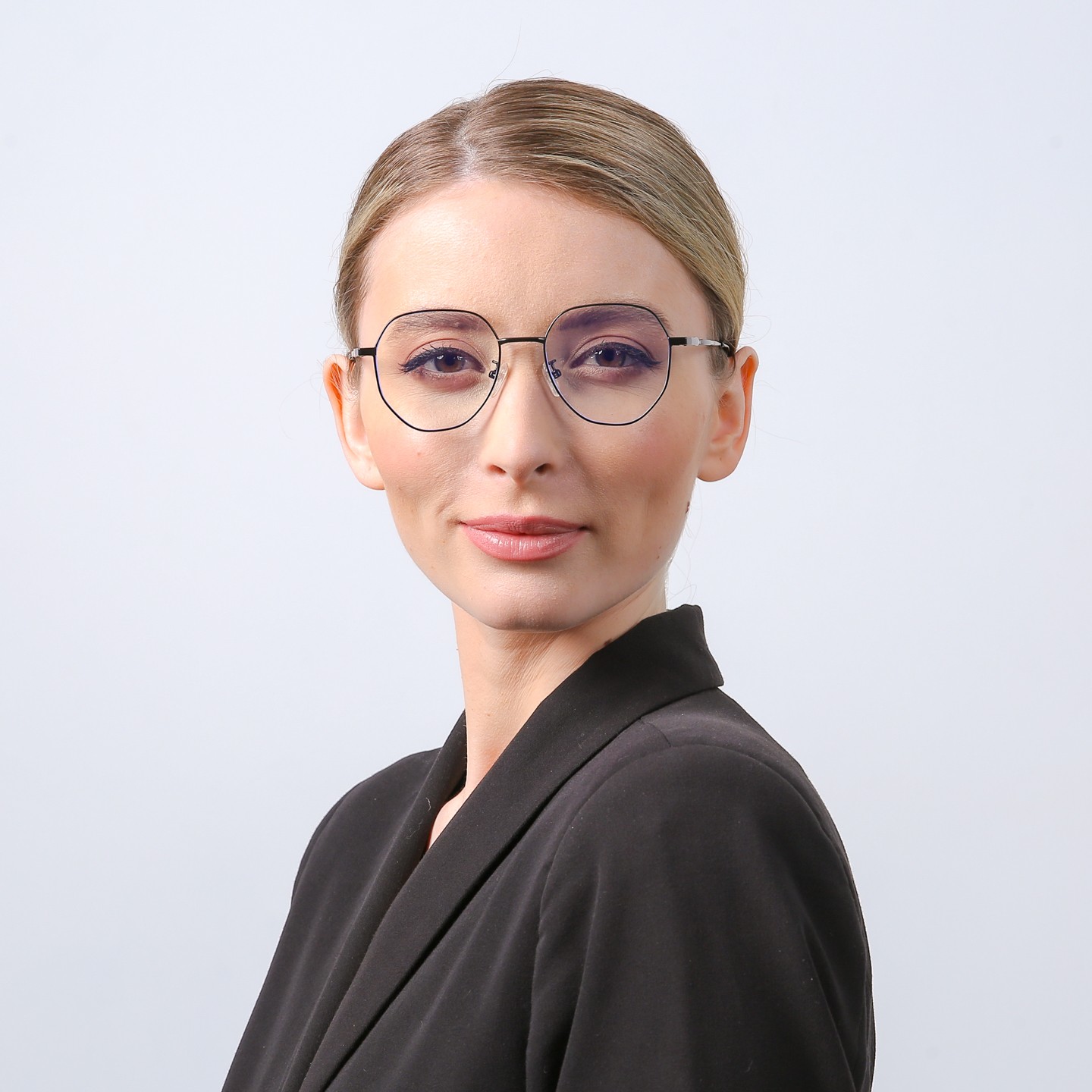 Очки для компьютера LuckyLOOK Blue Blocker Фэшн-классика Черный 754-812