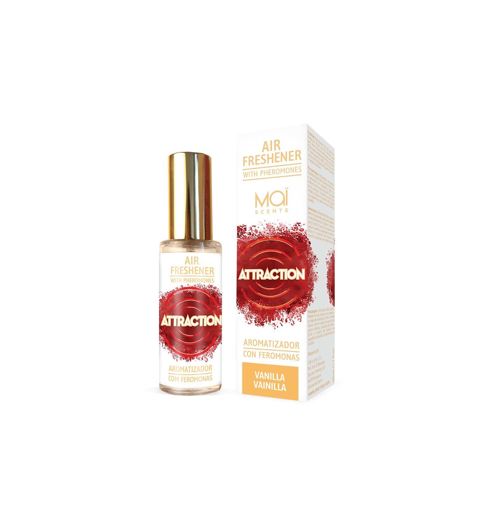 Освіжувач повітря з феромонами та ароматом ванілі MAI Air Freshener Vanilla (30 мл) (SO2419V)