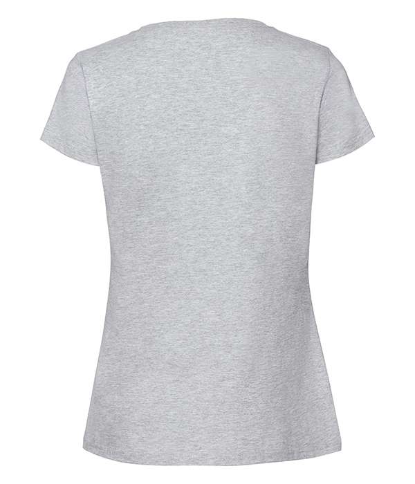 Футболка Fruit of the loom Ringspun Premium T Lady-Fit M Серо-лиловый (61-424-0)