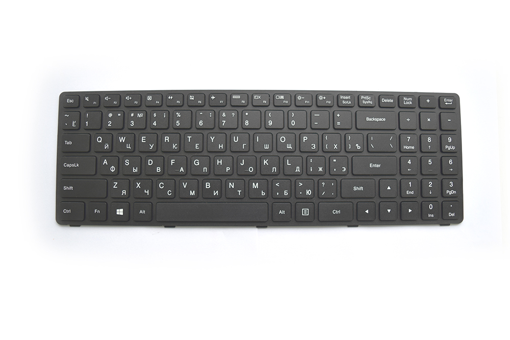 Клавиатура для ноутбука LENOVO 300-15ISK Black, RU, черная рамка