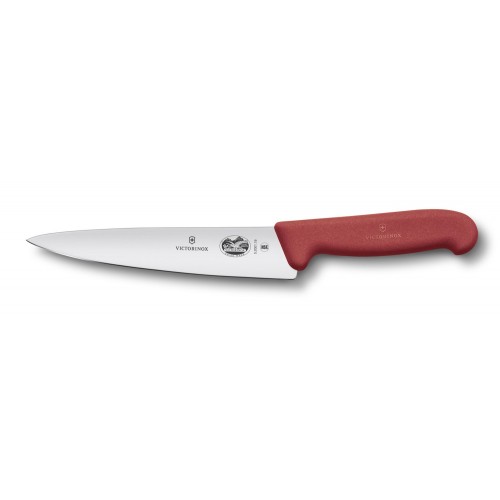 Кухонный нож Victorinox Fibrox Carving 19 см Красный (5.2001.19)