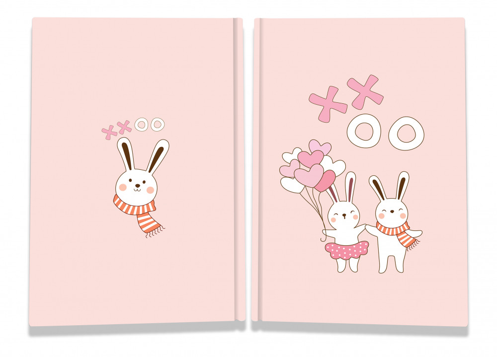Блокнот 4Profi Sweet love note rabbits 40 листов А6 904266