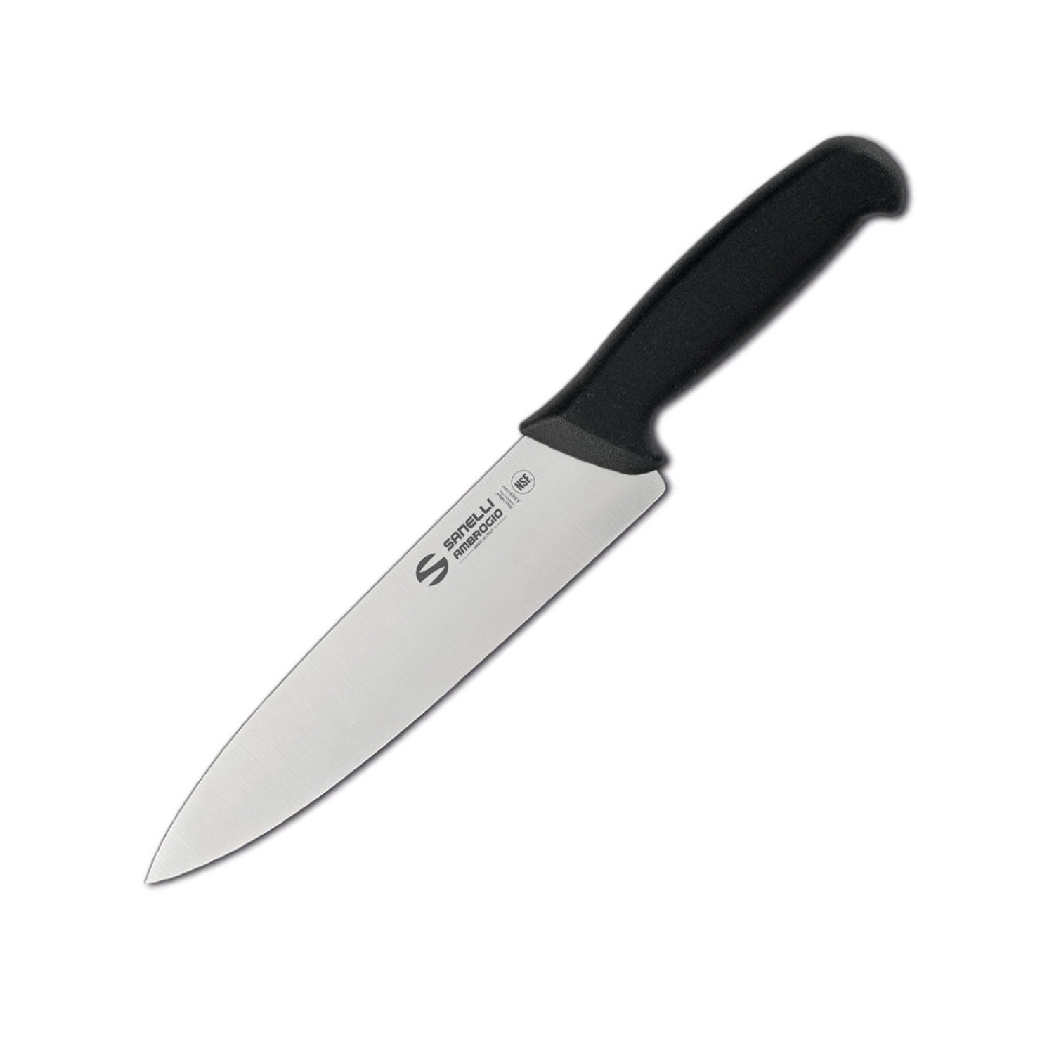 Нож поварской Sanelli Ambrogio Chef 20 см Черный (77540)