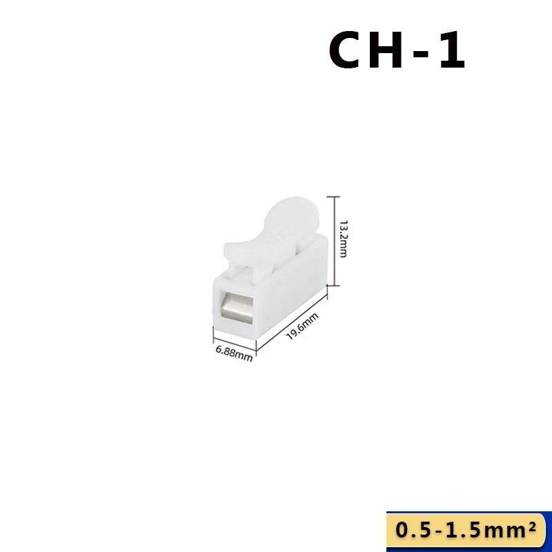Набор соединителей для провода PW CH-1 клеммные колодки на один контакт 30 шт Белый (C051300-30)