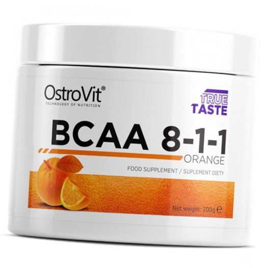 Аминокислоты Pure BCAA 8:1:1 Ostrovit 200г Апельсин (28250003)