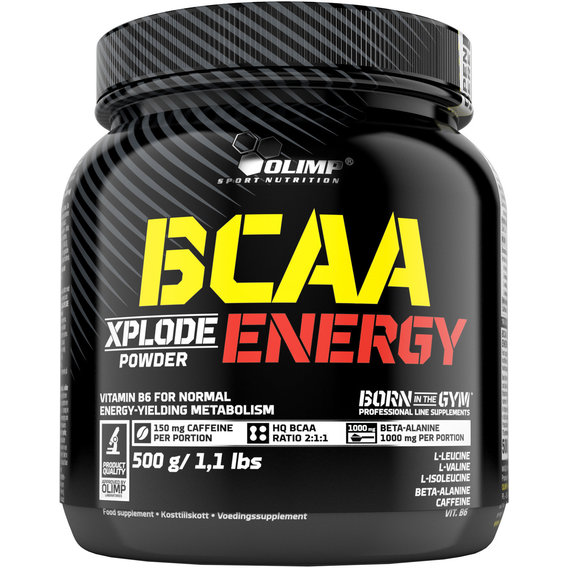 Аминокислота BCAA для спорта Olimp Nutrition BCAA Xplode Energy 500 g /75 servings/ Cola