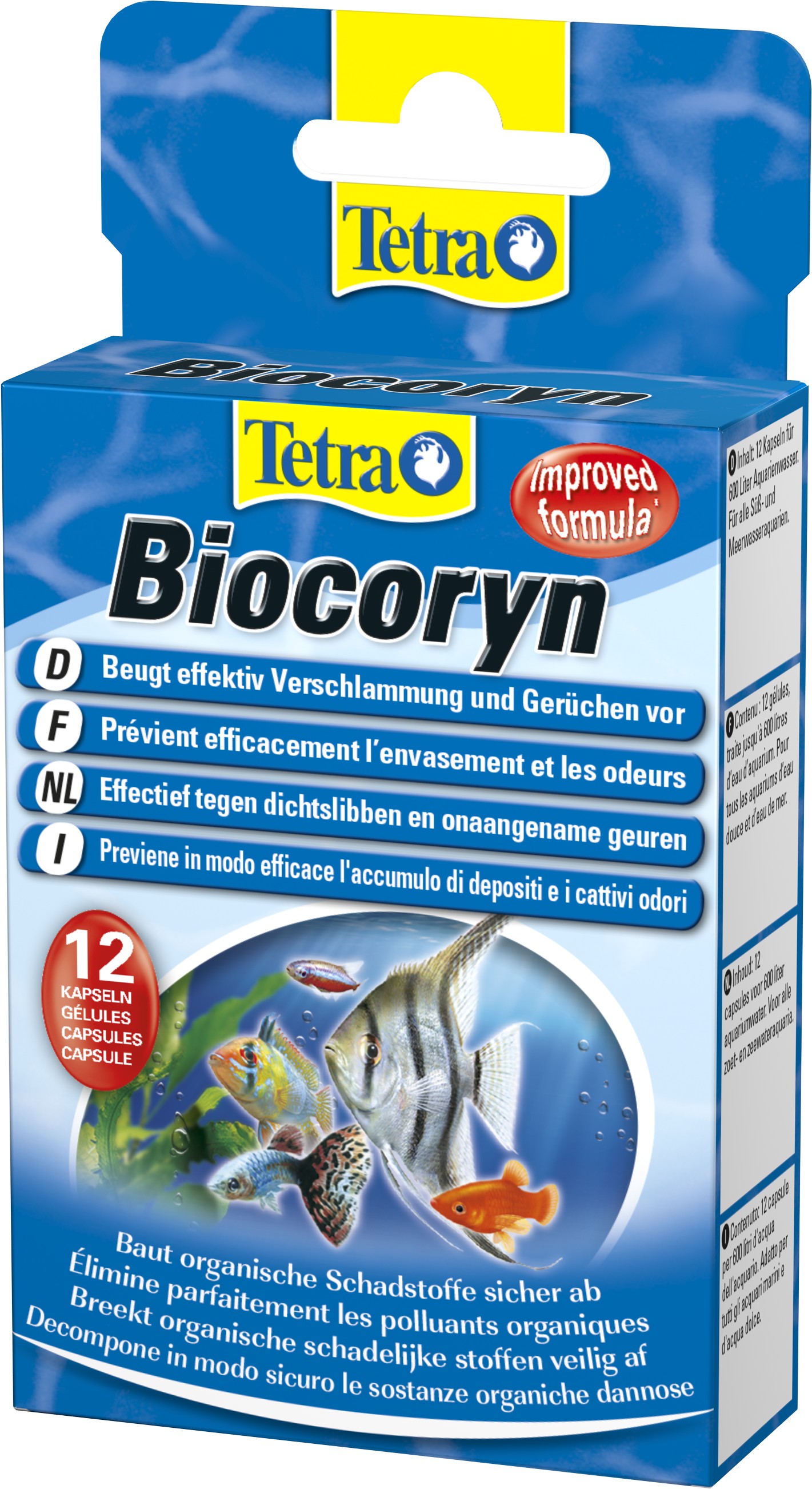 Средство по уходу за водой Tetra Aqua Biocoryn для разложения органики 12 капсул на 600 л (4004218146860)