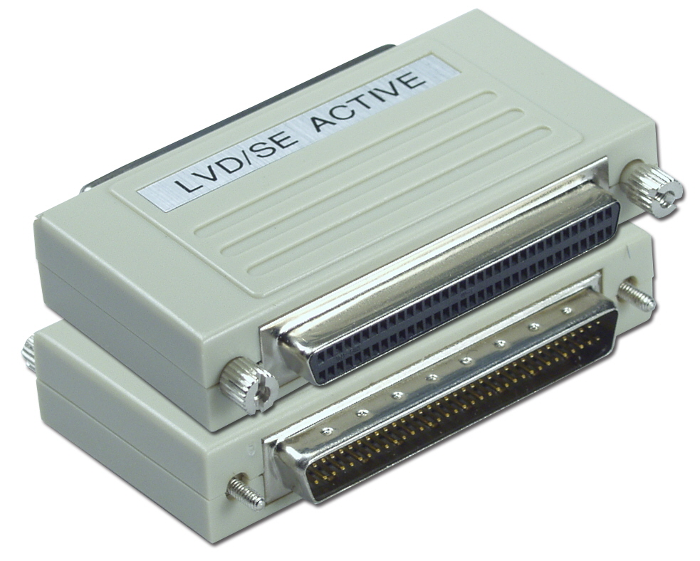 Перехідник накопичувача Roline SCSI LVD320 term Ext/act. F/M сірий (11.01.7944)