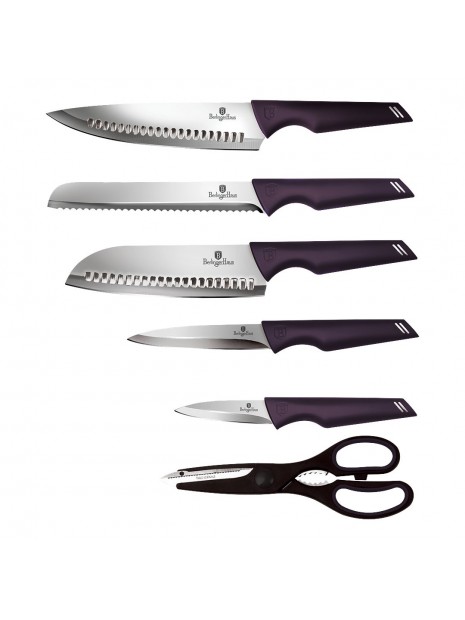 Набор ножей из 7 предметов Berlinger Haus Purple Eclipse Collection (BH-2798)