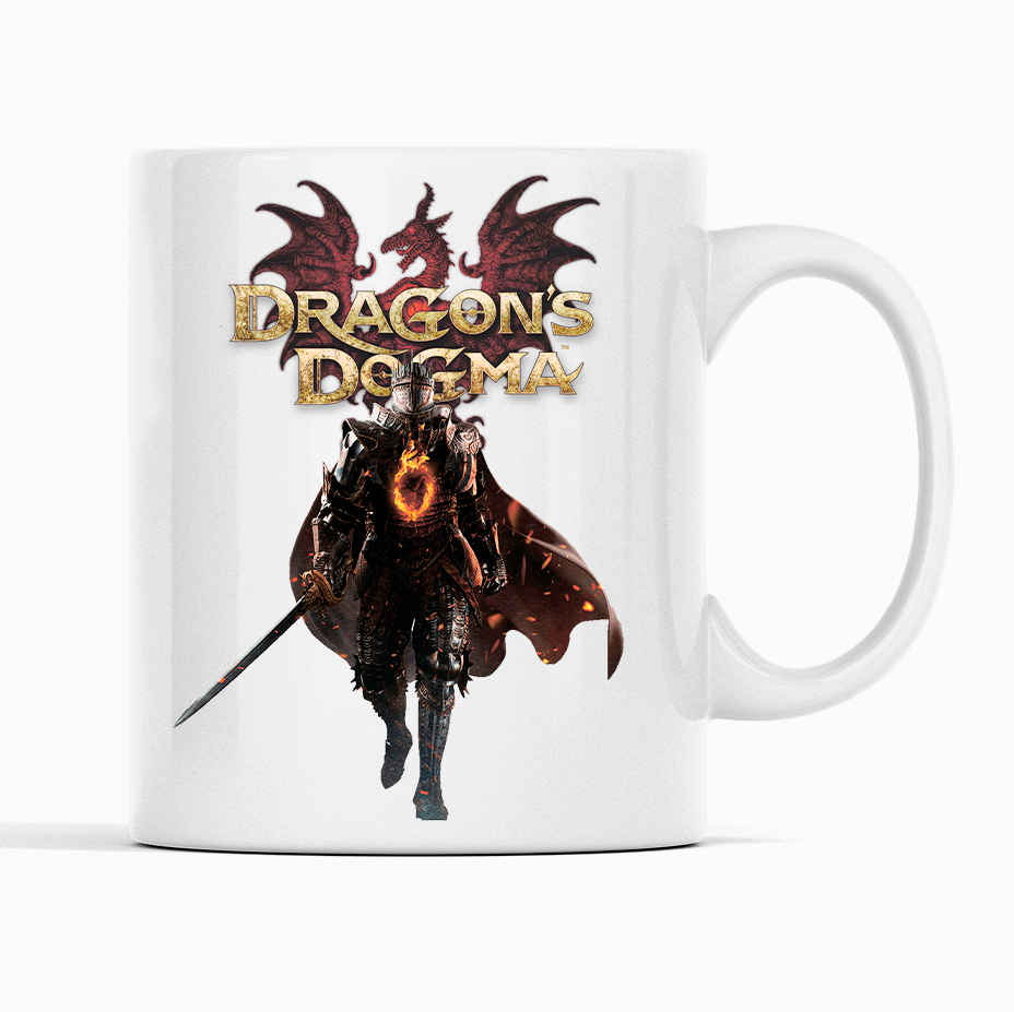 Кружка для игроманов Кавун Games Dragon's Dogma 2 320 мл Белый (К001771)