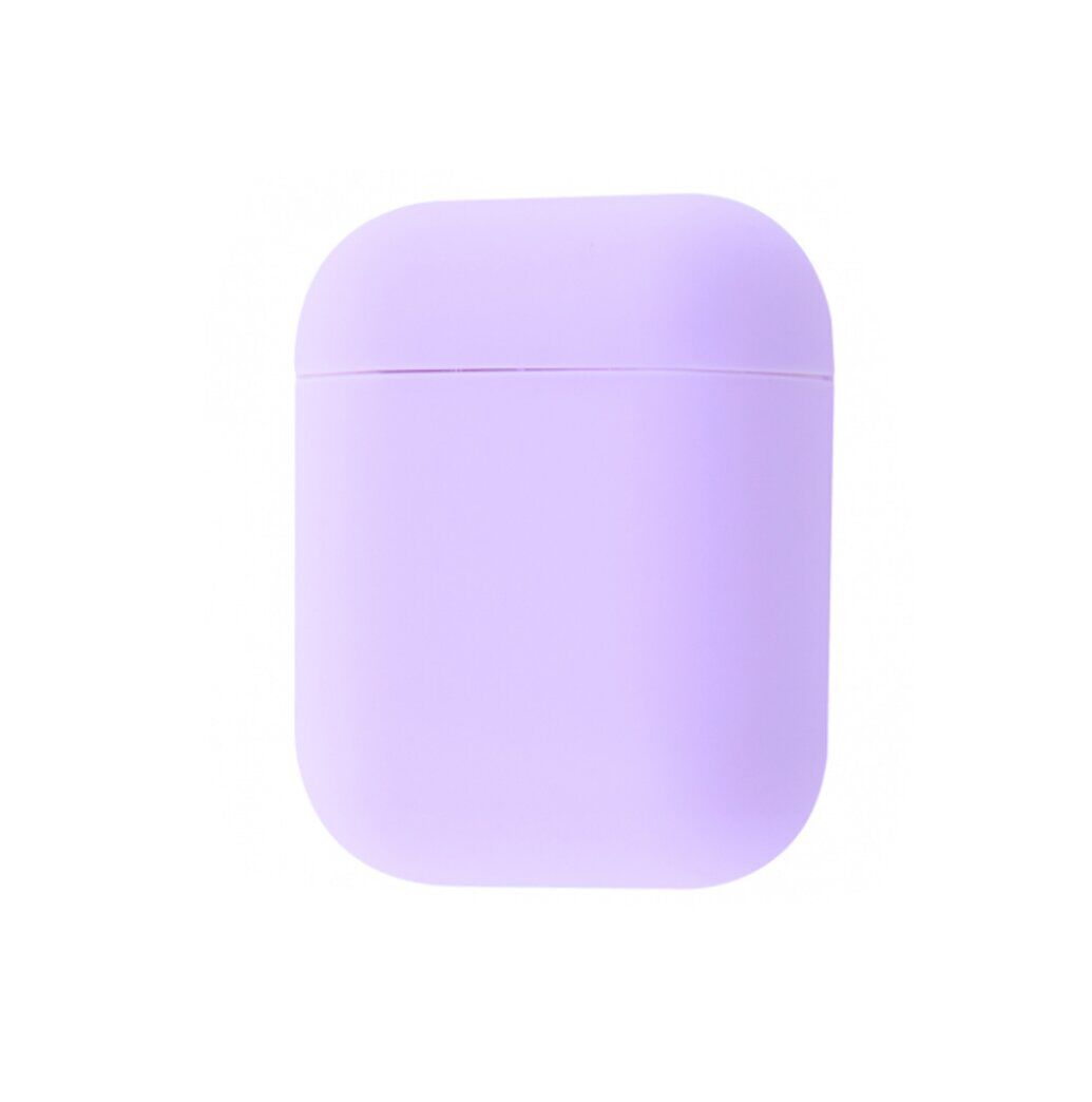 Силіконовий чохол для Airpods 1/2 ARM тонкий Violet (4355violet)