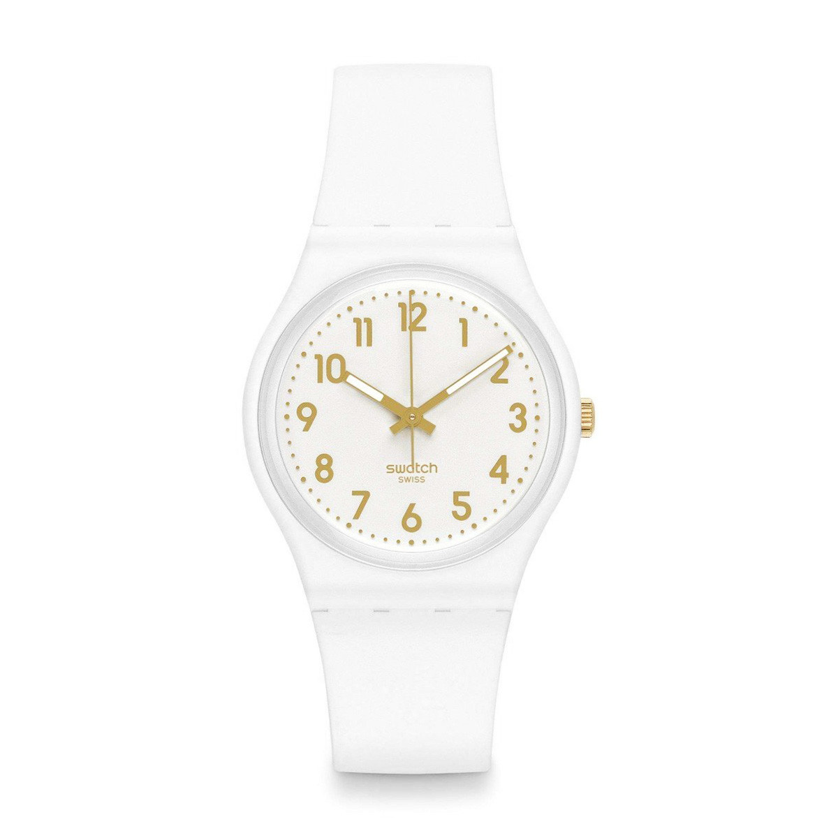 Жіночі годинники Swatch Bishop GW164 White (hub_wQkF67329)