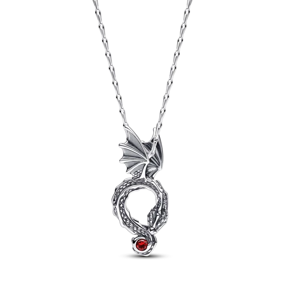 Серебряное колье No Brand Дракон Игра Престолов