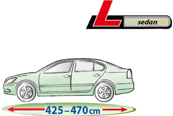 Чохол-тент для автомобіля PEUGEOT 408 Kegel-Blazusiak Basic Garage L Sedan Сірий (5-3963-241-3021)