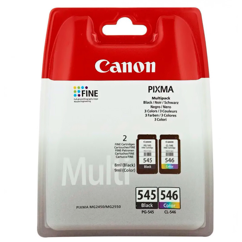 Картридж для принтера СANON PG 545 + CL 546 multipack цветной (953-954)