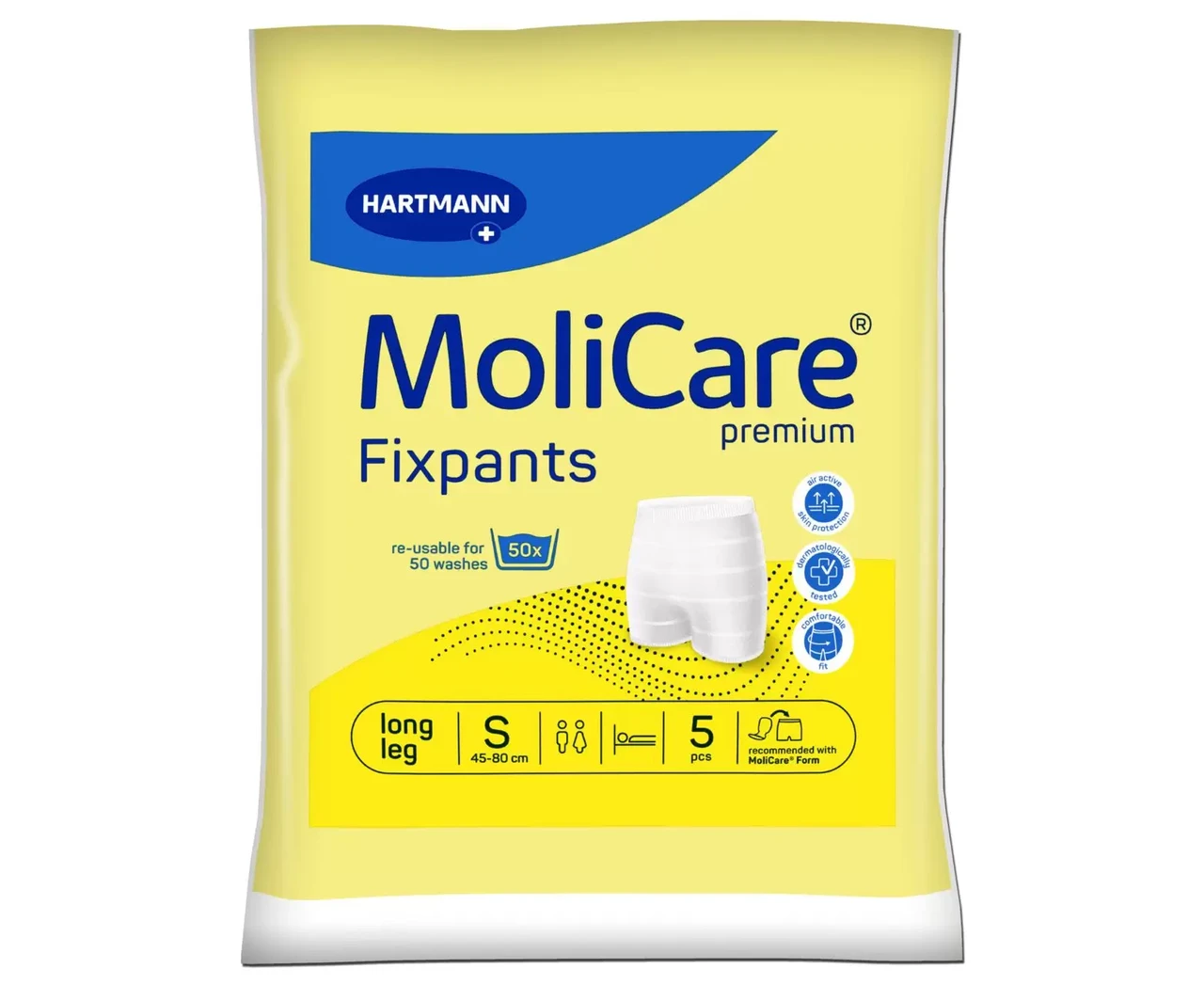 Штанишки для фиксации прокладок Paul Hartmann Molicare Premium Fixpants удлиненные S 5 шт