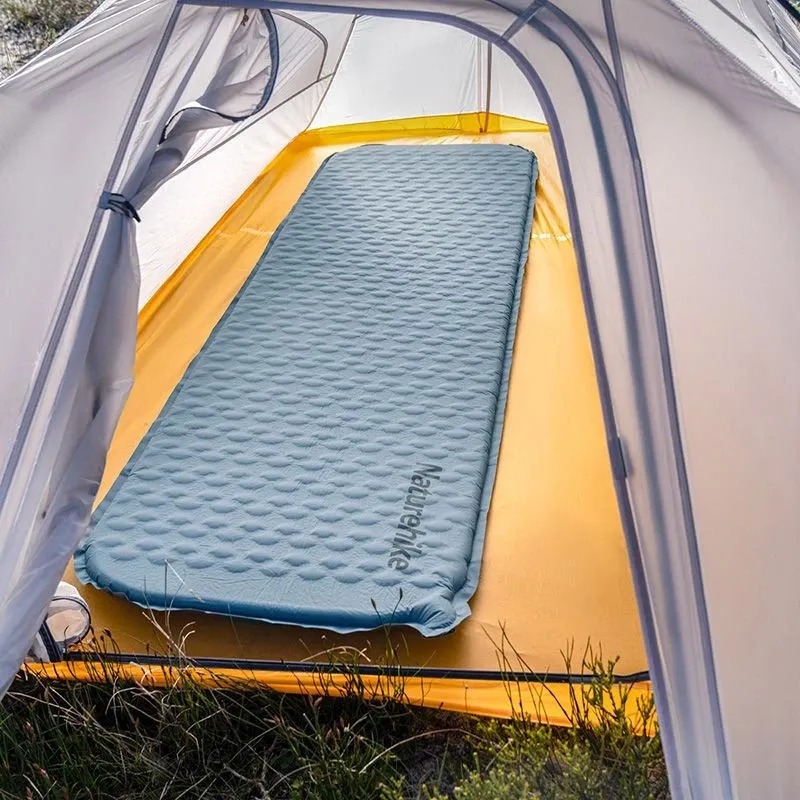 Коврик самонадувной Naturehike CNK2300DZ013 185х55х3.5 см Голубой (1047-6976023926921)