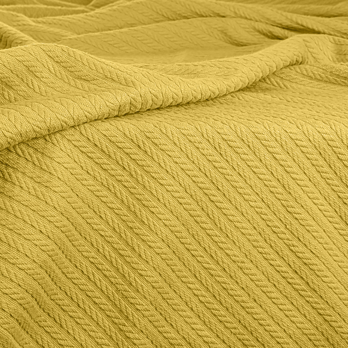 Покривало 75x95 Summer Knitted Braid COSAS жовтий