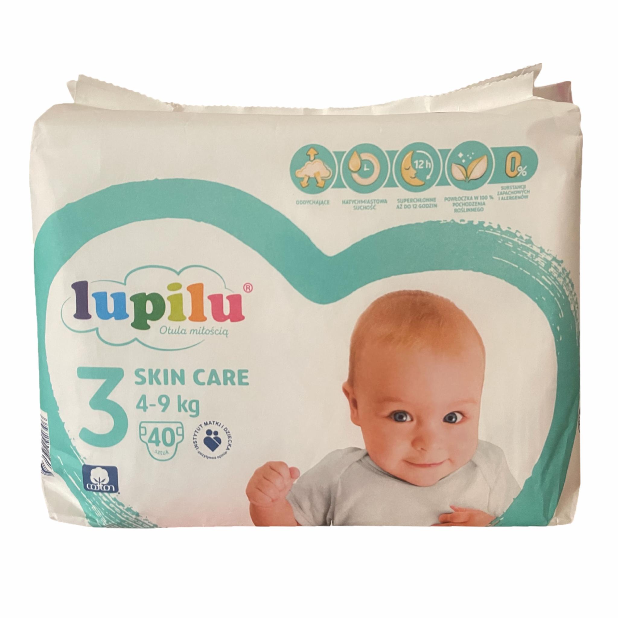 Подгузники Lupilu Skin Care 3 Midi 4-9 кг 40 шт