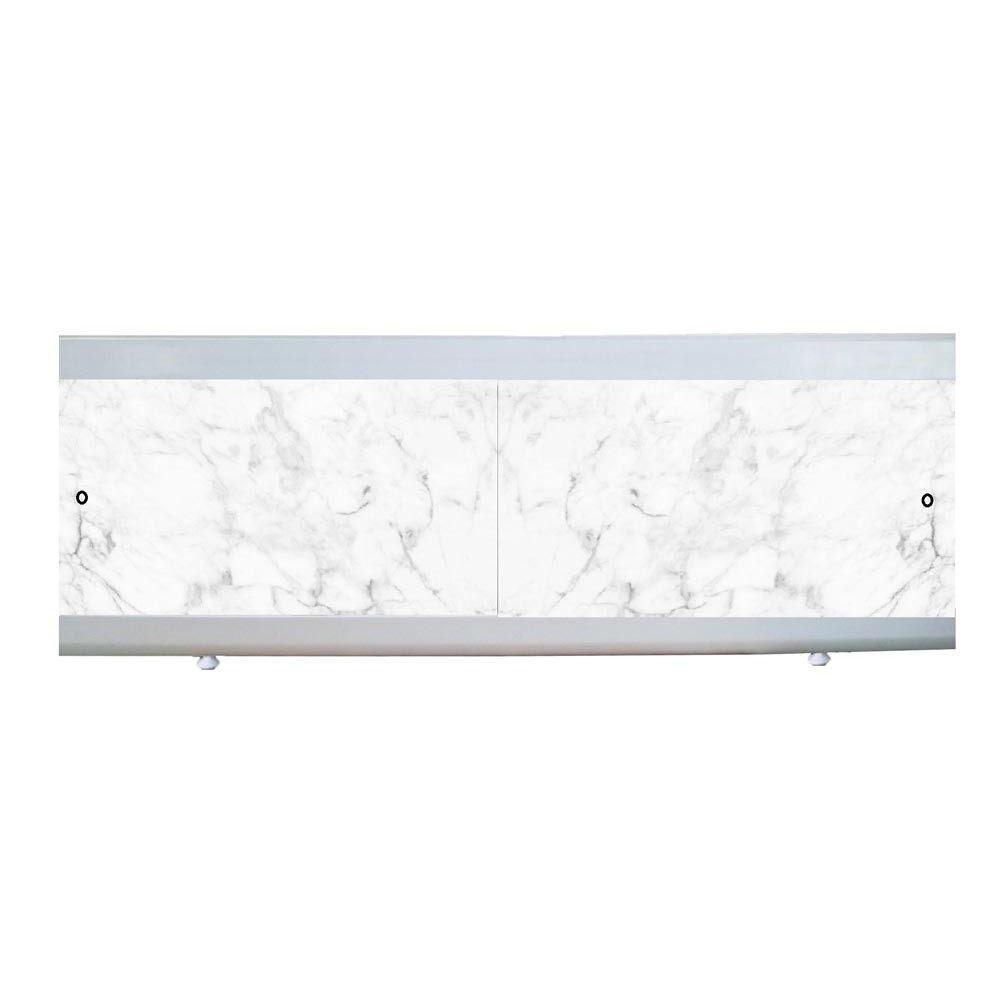 Экран под ванну The MIX I-screen light Крепыш Белый мрамор 130 см