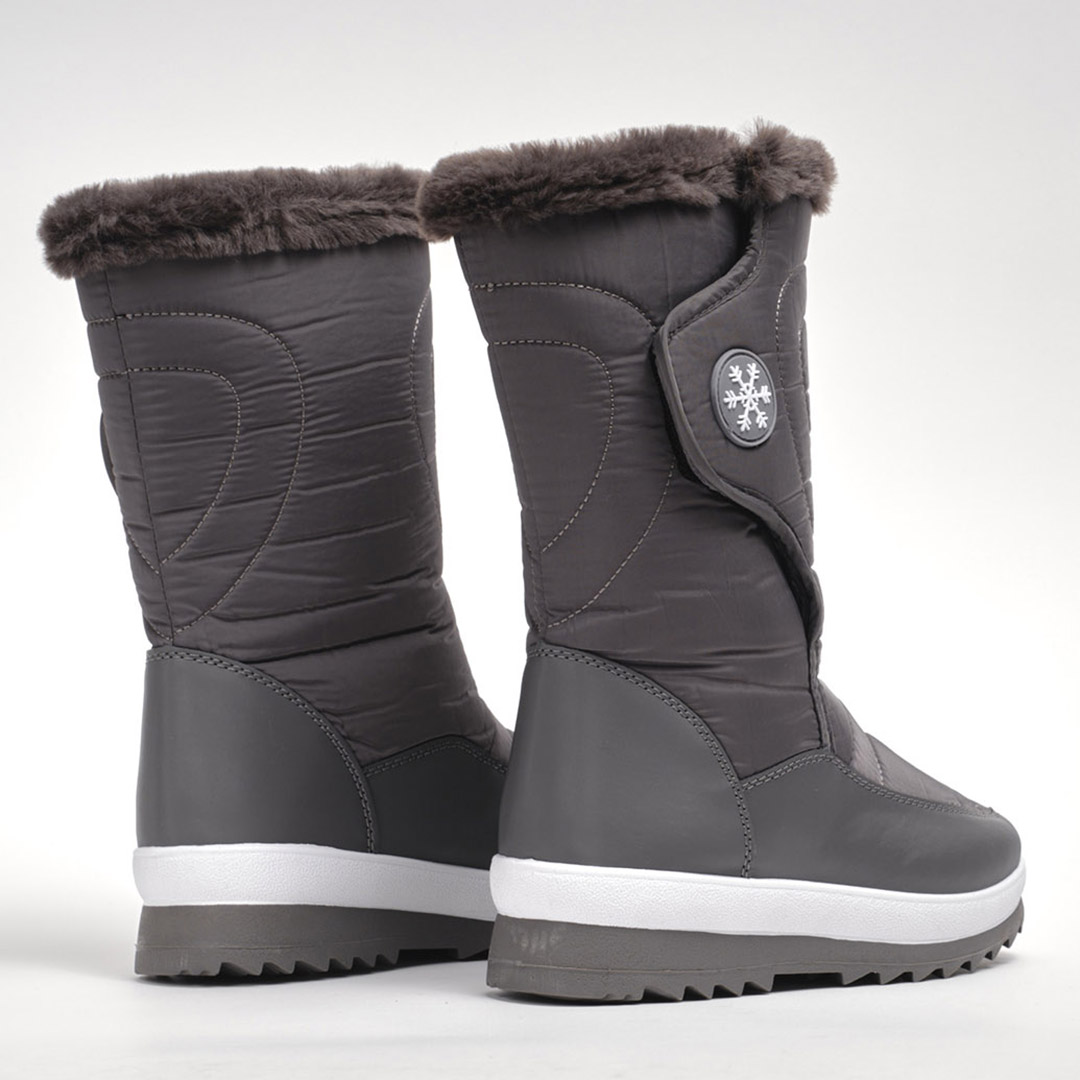 Дутыши женские 341996 р.37 (24) Fashion Серый