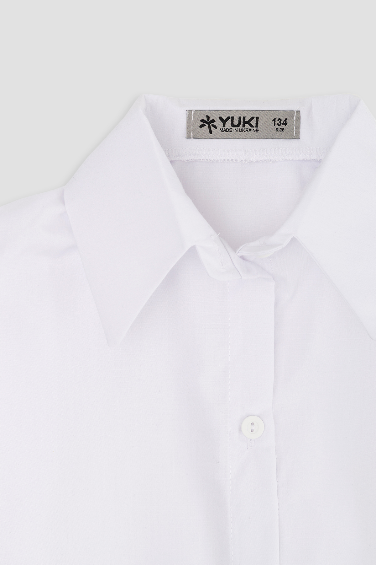 Рубашка для девочки Yuki 140 см Белый ЦБ-00253498 (SKT001002170)