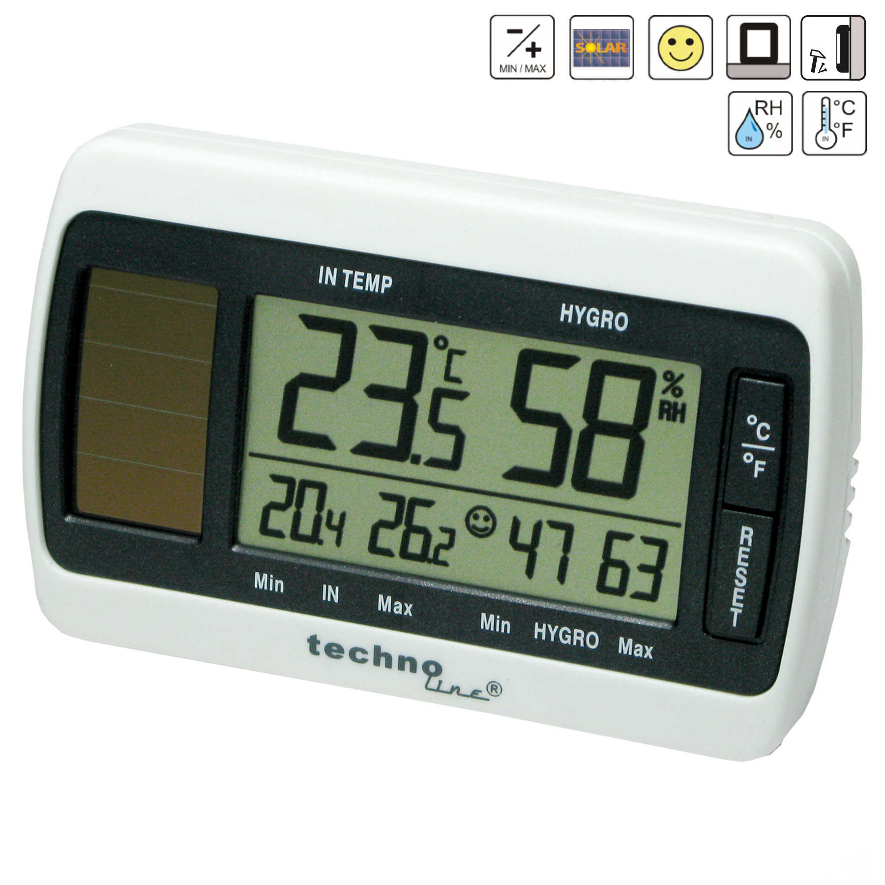 Термогігрометр Technoline WS7007 White/Grey