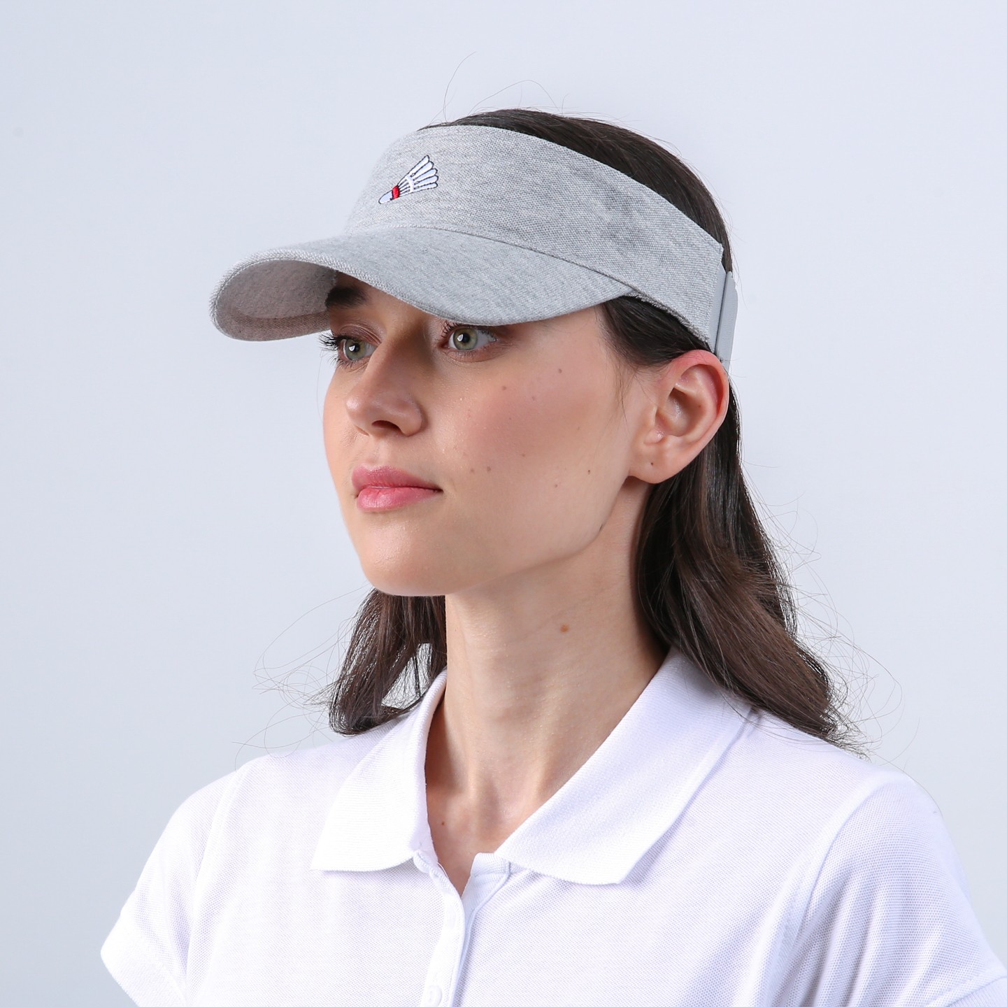 Козырек от солнца женский LuckyLOOK Комин One Size Серый 733-602