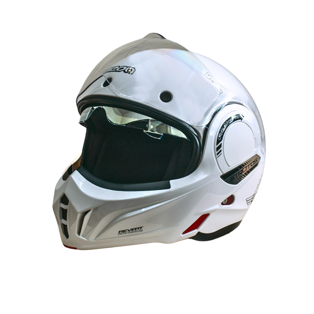 Мотошлем модуляр Beon B-707 BEON Logo XXL Shiny Pearl White (298707)