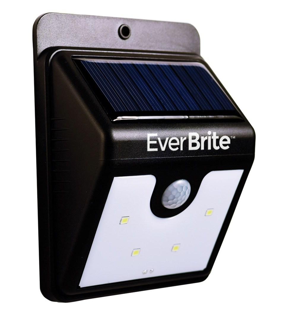 Настенный уличный светильник Ever Brite с датчиком движения на солнечной панели (up02000)